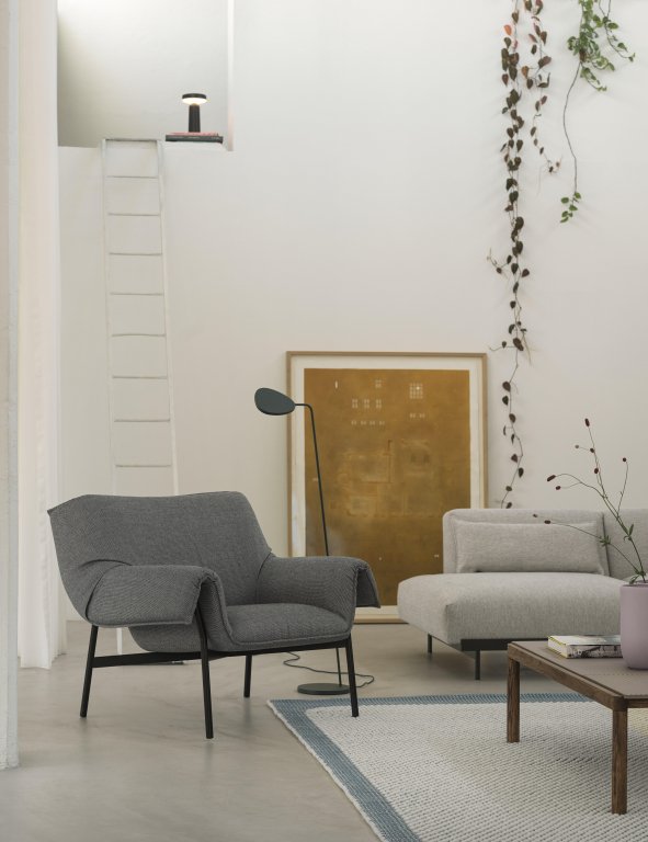 Muuto Wrap fauteuil grijs Ecriture 240