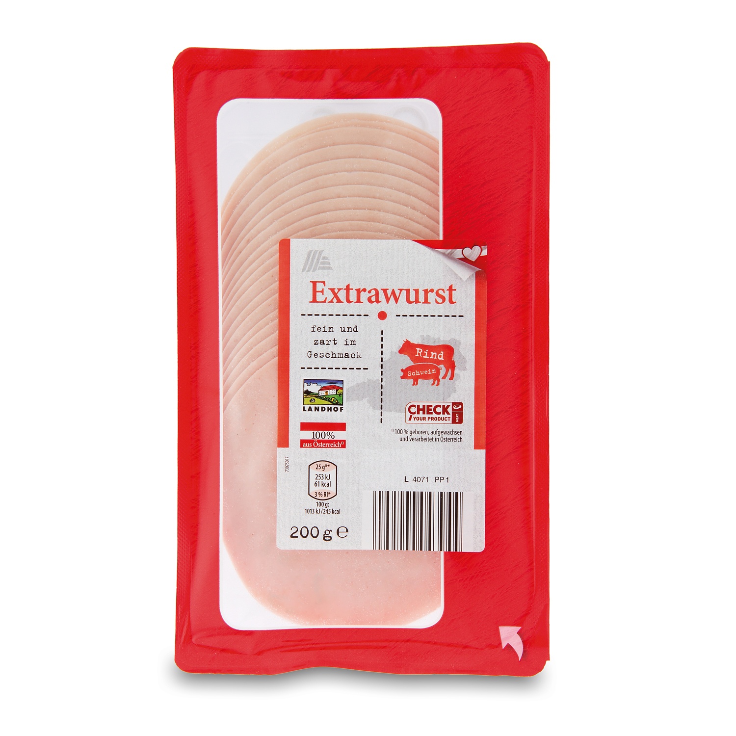 GENUSS 100% AUS ÖSTERREICH Extra-Aufschnitt, Extra 200 g