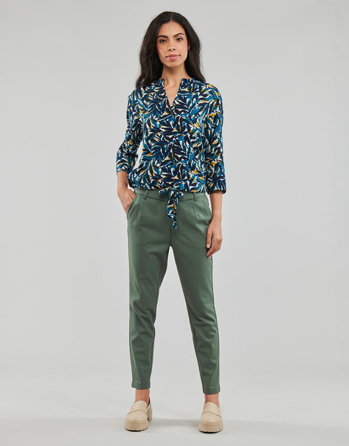 Vila - VIVARONE HW SLIM PANT - Vert