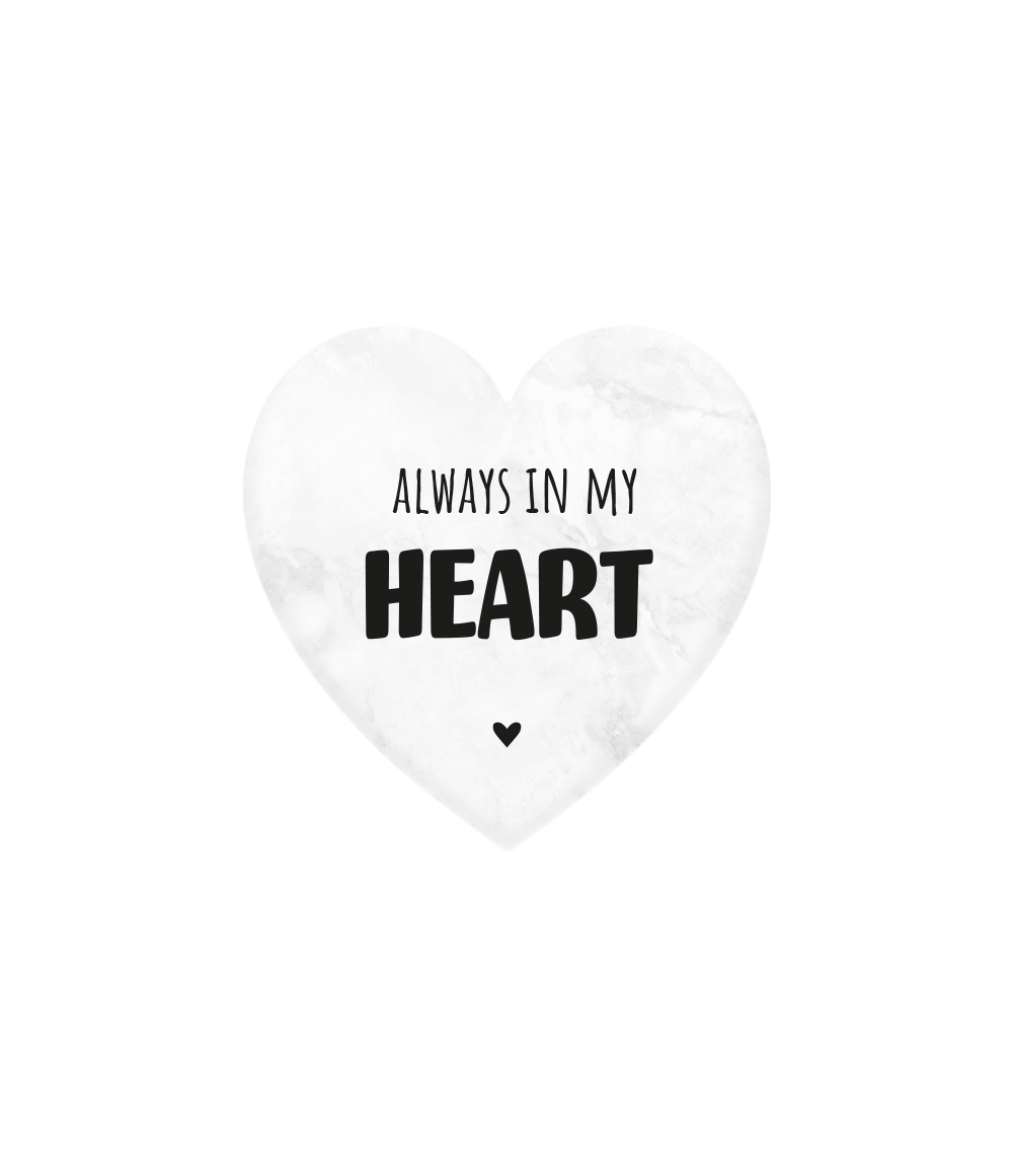 Always In My Heart Marmer Hartje 5cm