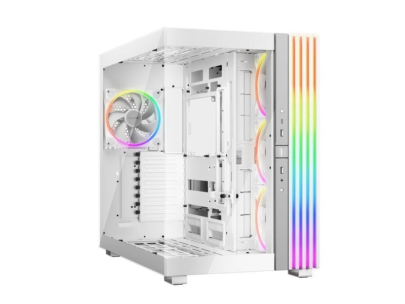 be quiet! PC-Gehäuse Light Base 900 FX Weiss Vielseitig einsetzbarer Midi-Tower mit Sichtfenster