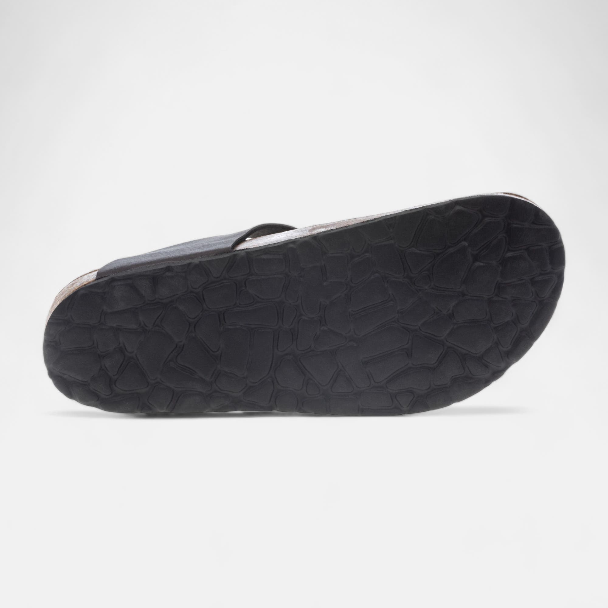Mules semelle liège Homme marron