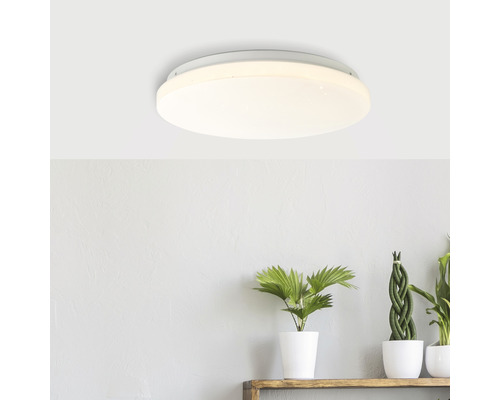 LED plafondlamp 18W 1800 lm 3000 K Ø 31 cm Farica Sterrenwit + sterrenhemel