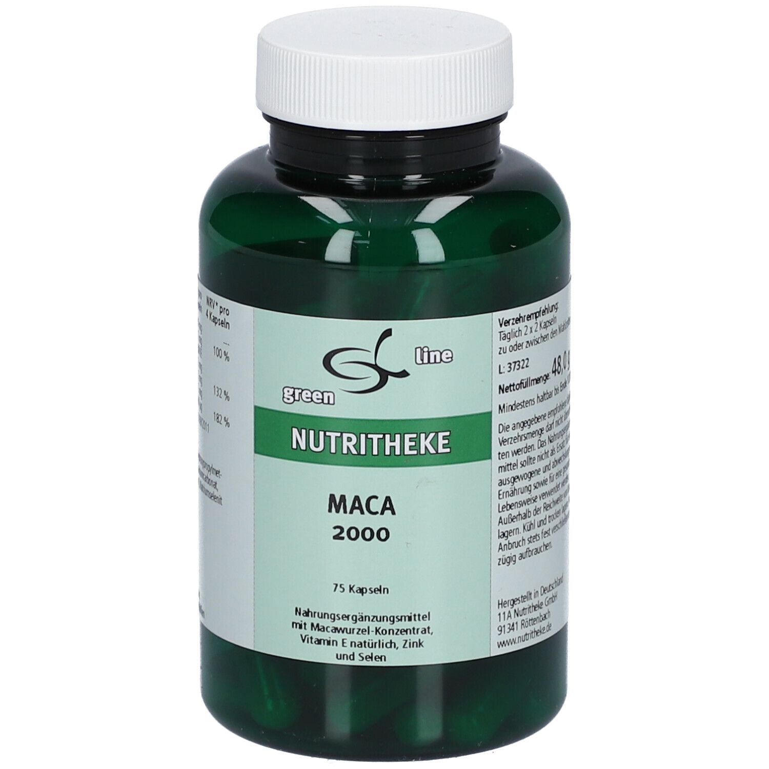 green line NUTRITHEKE MACA 2002