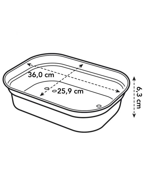 Elho Green Basics Kweektray Zwart - Kweekbenodigdheden