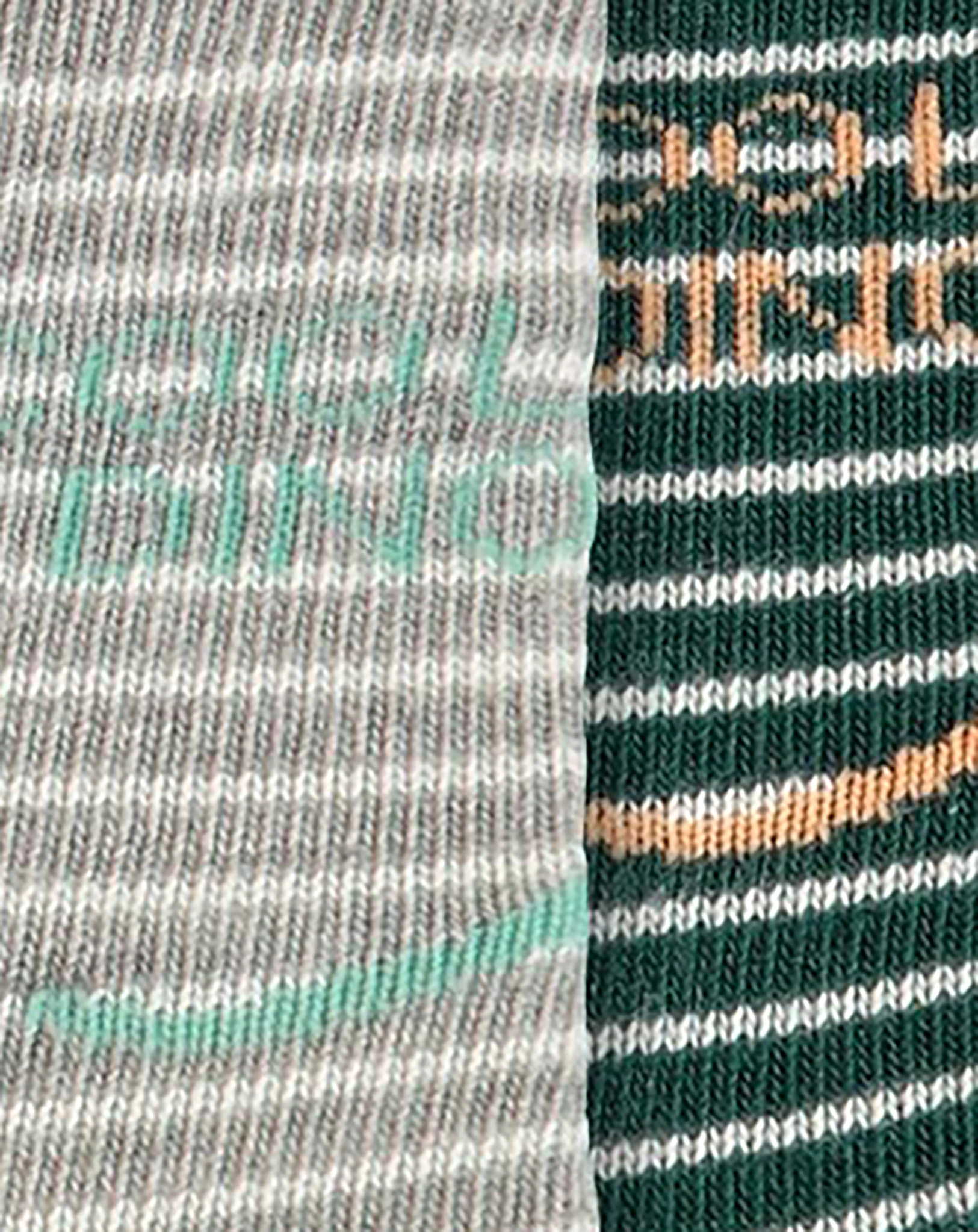 Jaquard-Socken NMMTEN 2er-Pack in forest green