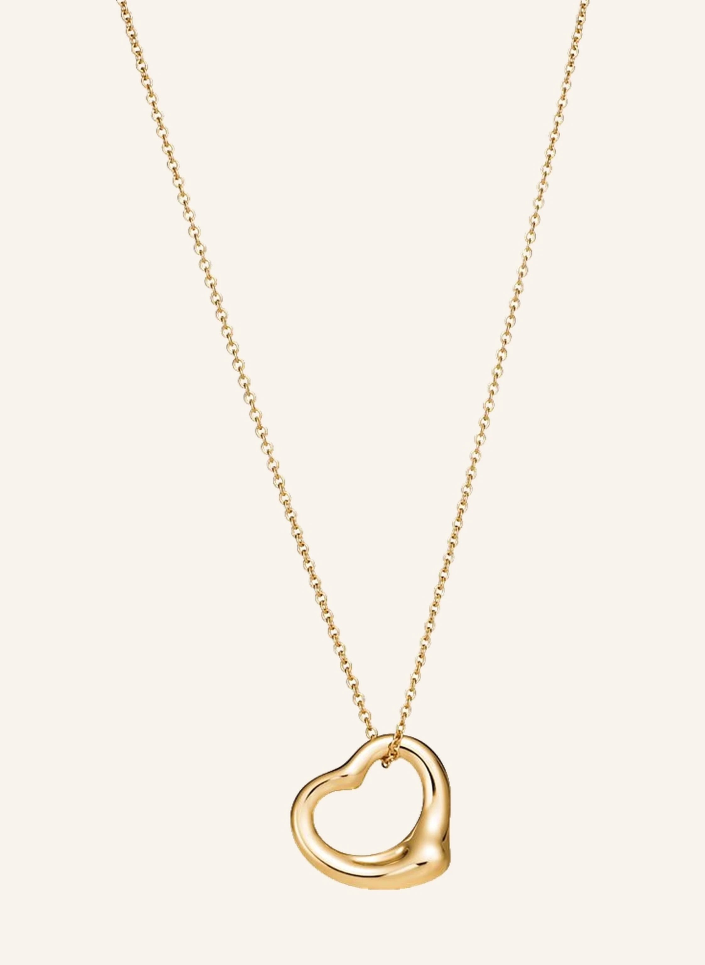 TIFFANY & Co. Elsa Peretti® Open Heart HALSKETTE aus 18 Karat Gold