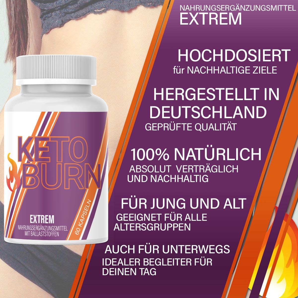 Hello Nutrition® | Keto Burn | Kapseln zum Abnehmen