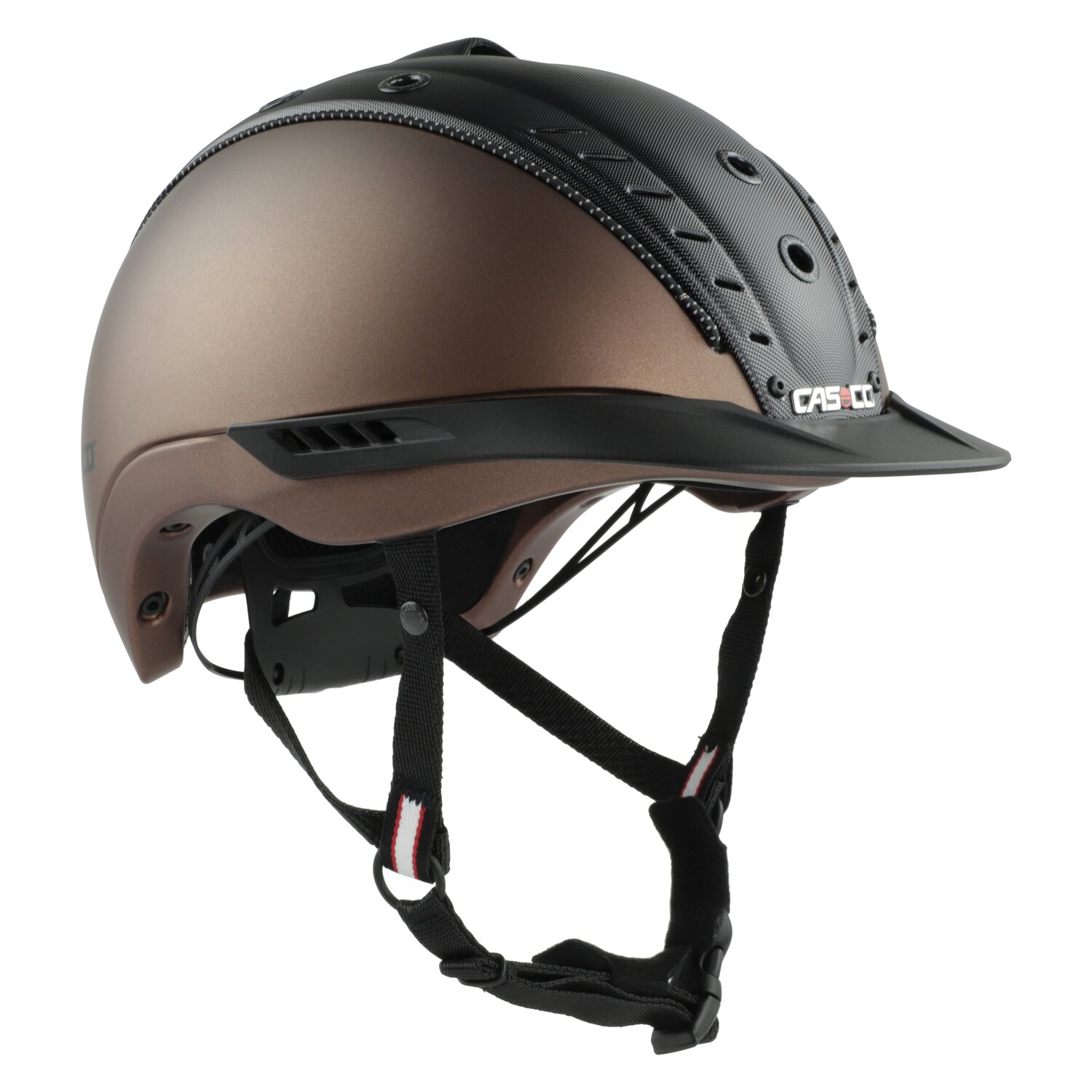 CASCO Reithelm Mistrall-2-Edition  - mocca/schwarz