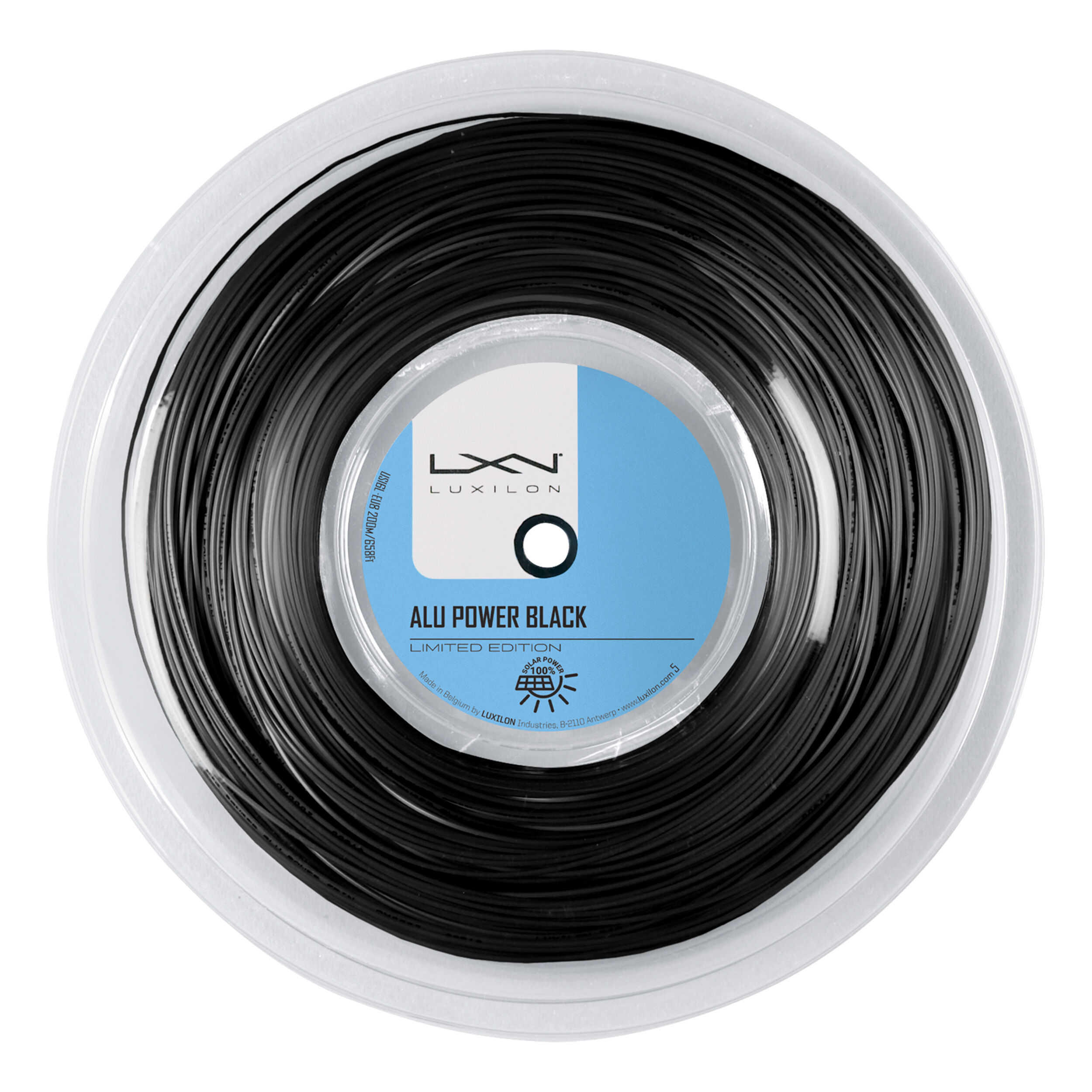 Luxilon Alu Power Black Ltd Bobine Cordage 200m - Noir
