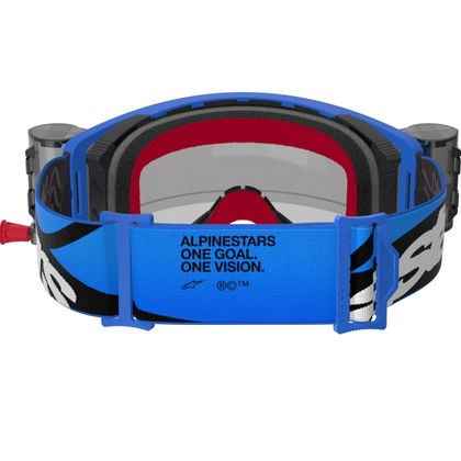 Masque cross Alpinestars SUPERTECH STREAM ROLL OFF 2025 - Bleu