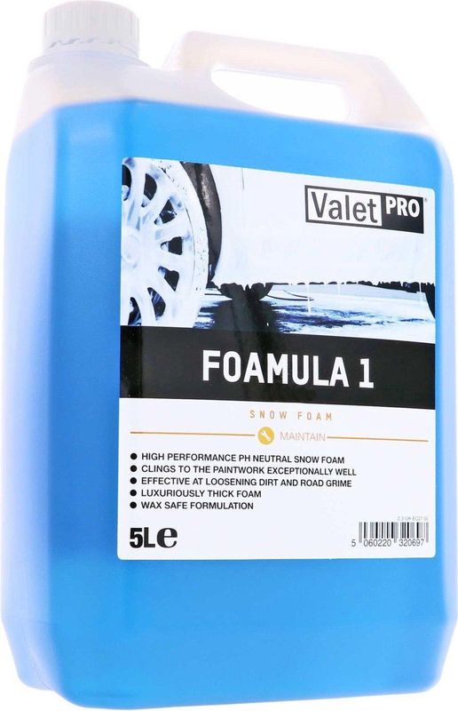 ValetPro - Foamula 1 - Voorwasreiniger - 5 L - pH-neutraal - Sterk Schuimend