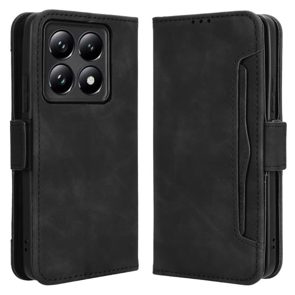 For Xiaomi 14T Pro Multiple Slots Lommebok-deksel Beskyttende