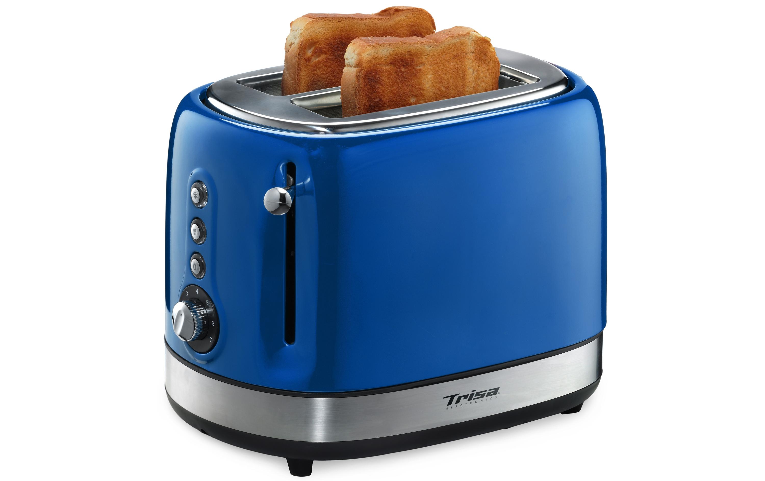 Toaster Diners Edition BlauKlassischer Toaster mit hochwertigem Gehäuse im Retro-Design