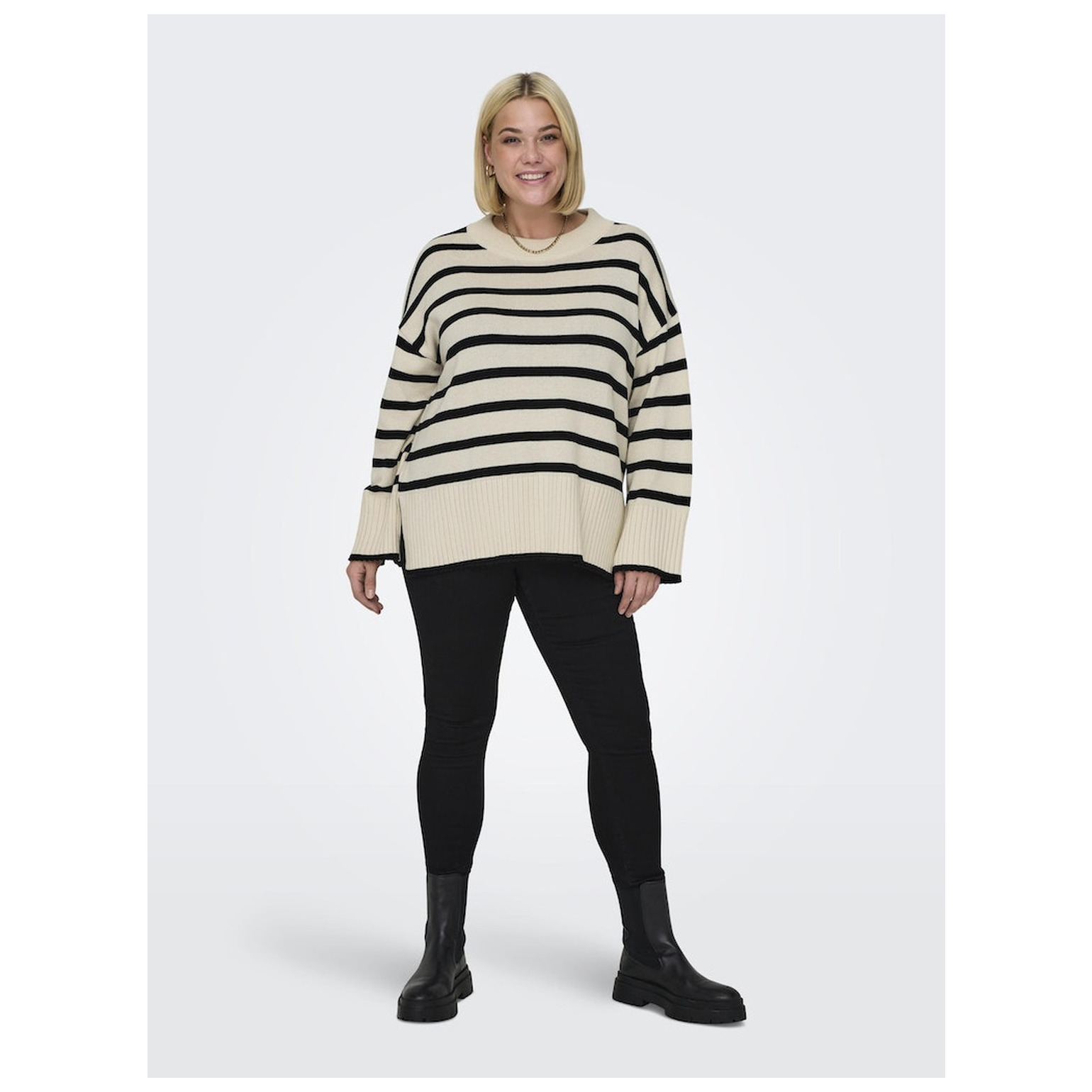 Carmakoma CARHELLA LS LOOSE STRIPED O-NE