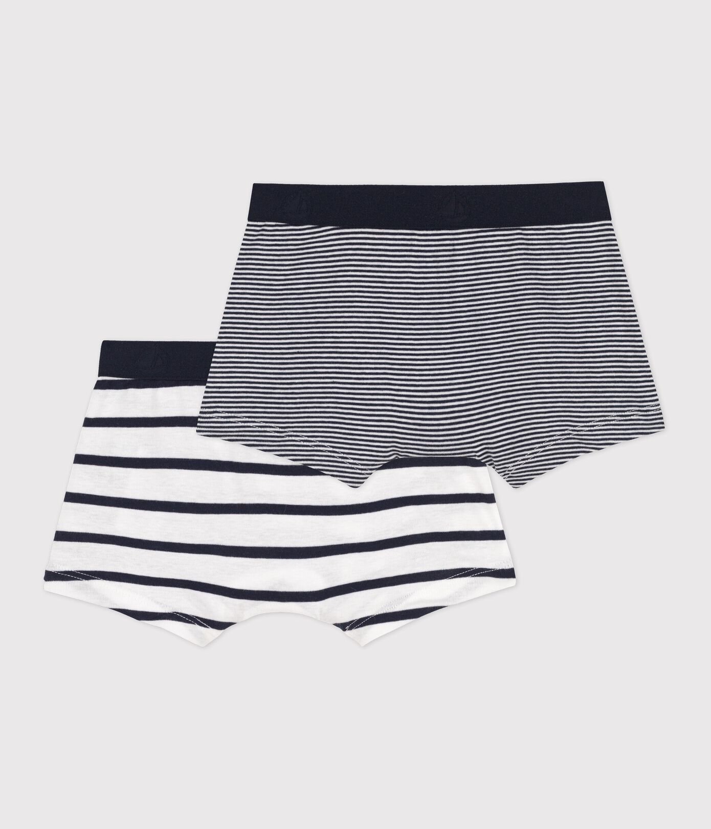 Lot de 2 boxers rayés petit garçon