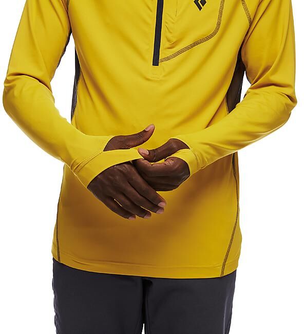 BLACK DIAMOND - T-SHIRT MANCHES LONGUES ALPENGLOW PRO HOODY M