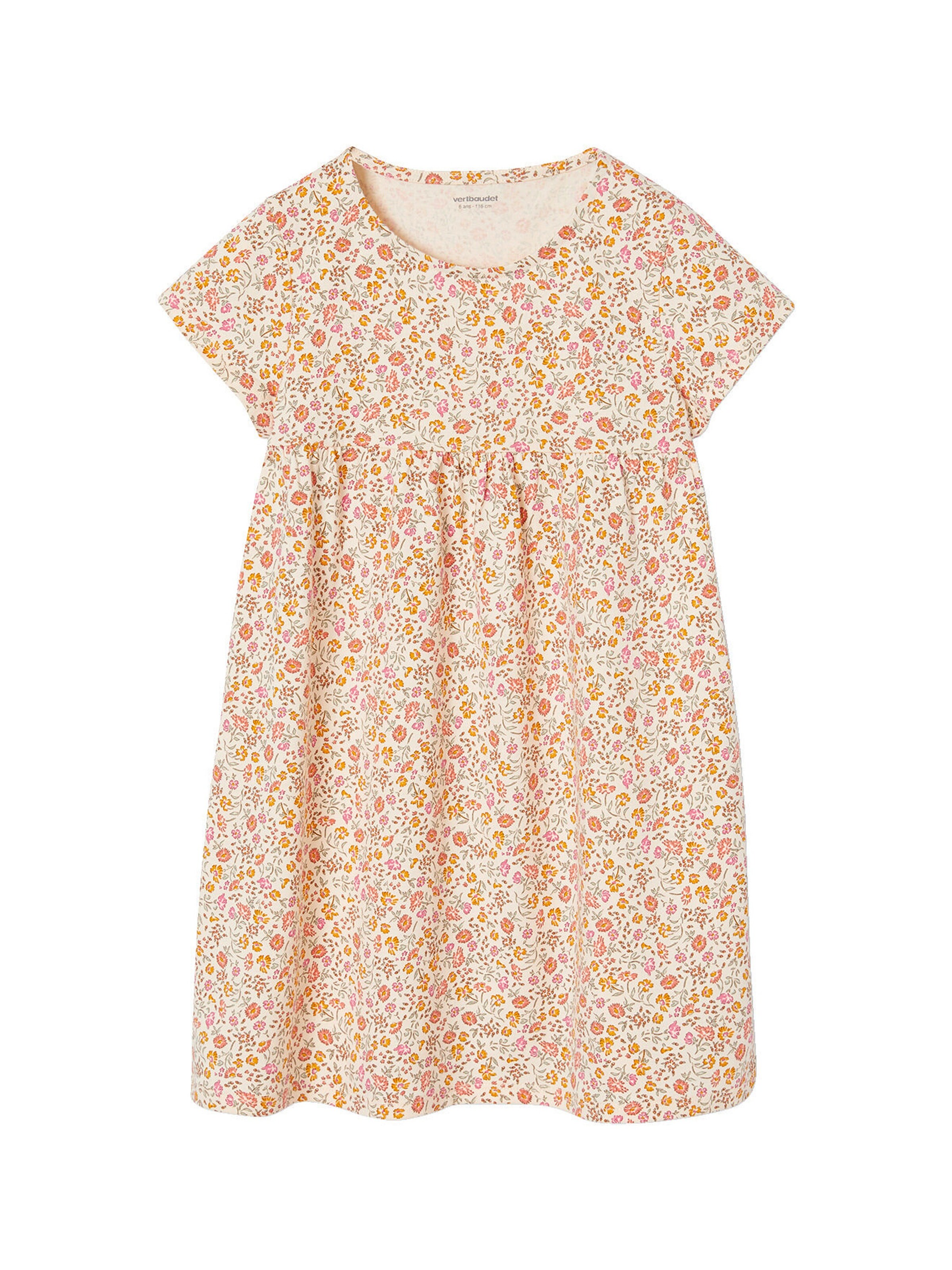 Vertbaudet Mädchen-Set: Kleid + Cardigan rosa