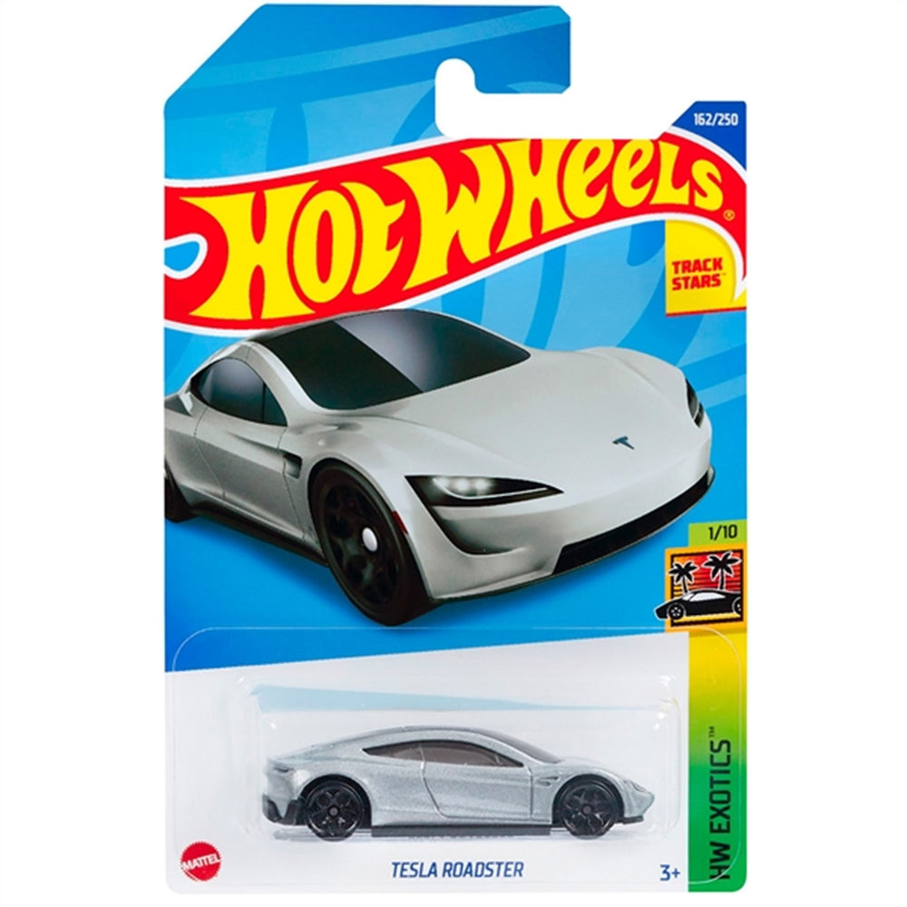 Køb Hot Wheels Basics Tesla Roadster
