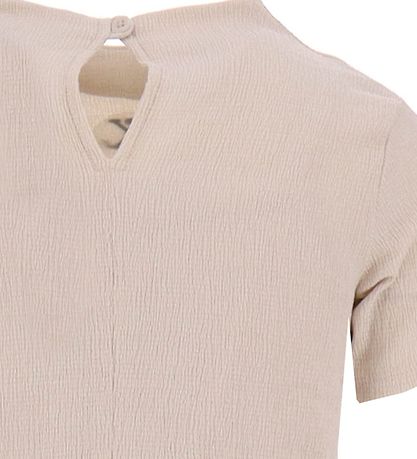 Calvin Klein Top - Light Crinkle Top - Whitecap Grey