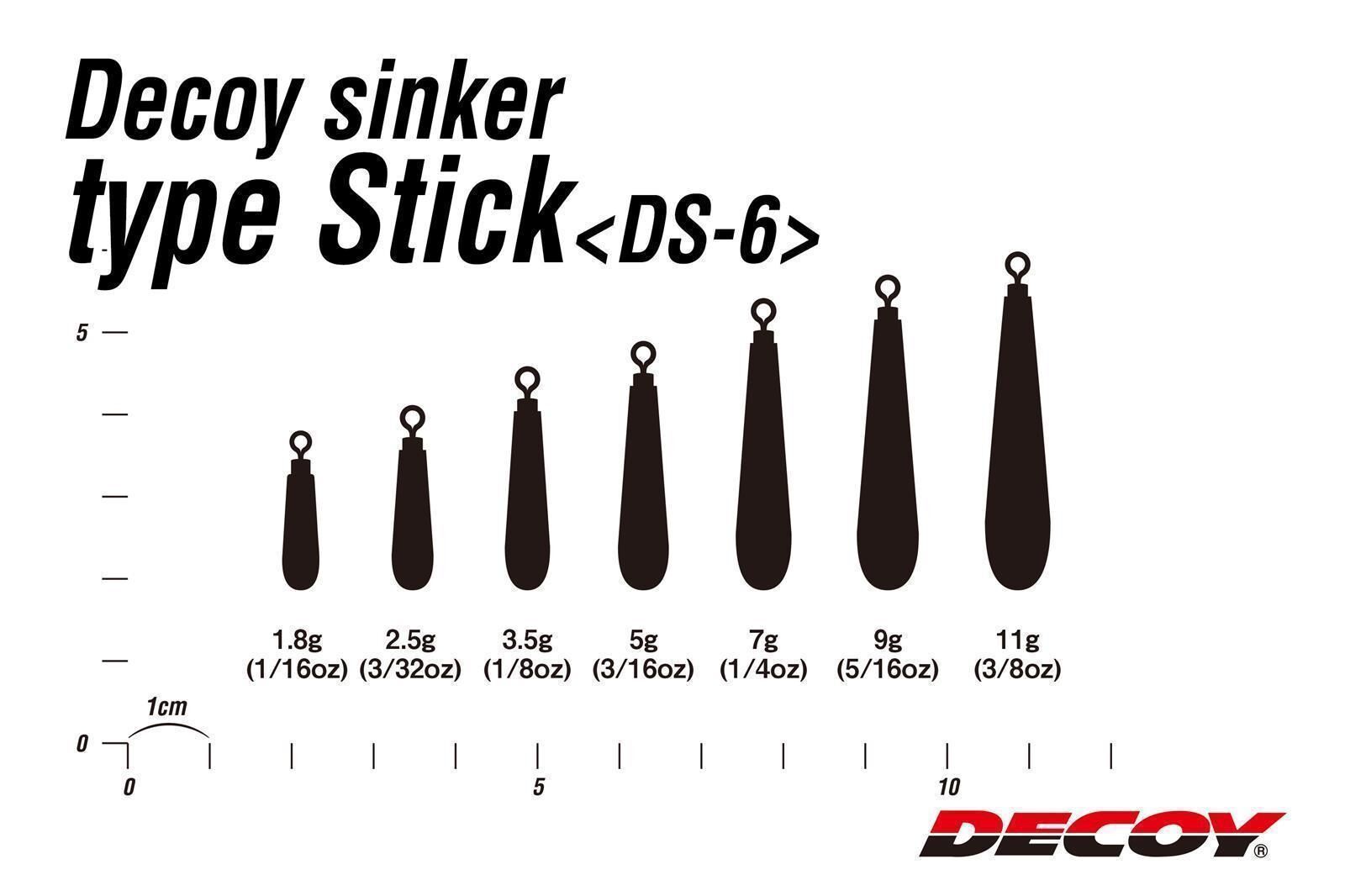 DECOY Sinker Type Stick DS-6 (3.5g)