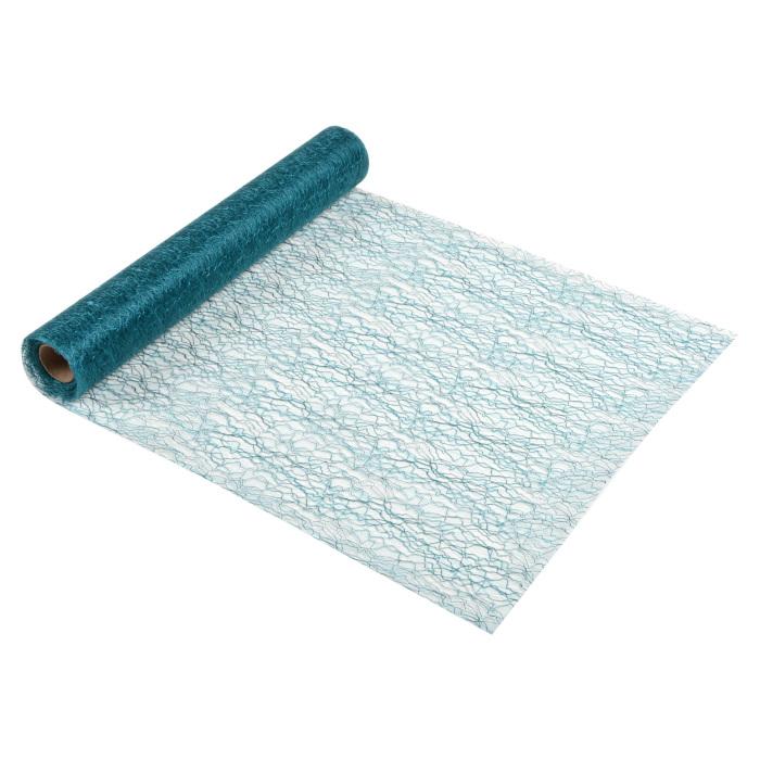 CHEMIN DE TABLE VITAMINE MAILLE 30CMX5M EMERAUDE