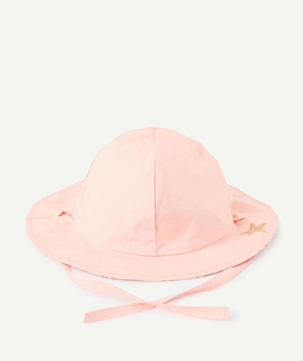 LITTLE DUTCHchapeau réversible bébé fille rose et imprimé à fleurs