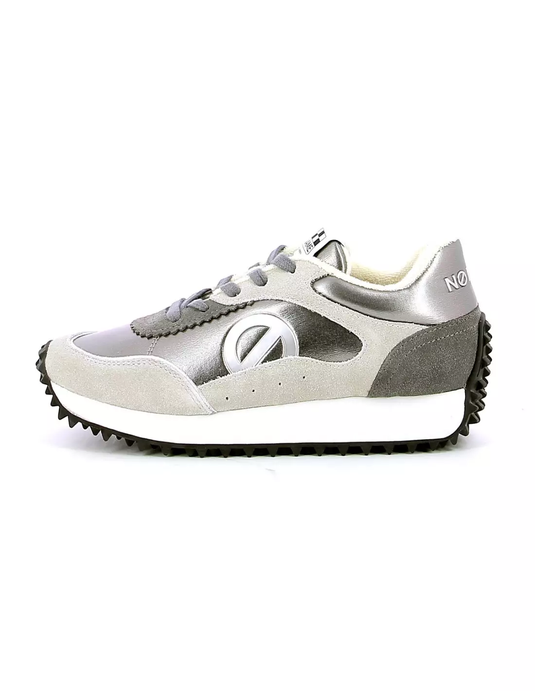 NO NAME PUNKY JOGGER - Baskets Carbonelightgrey
