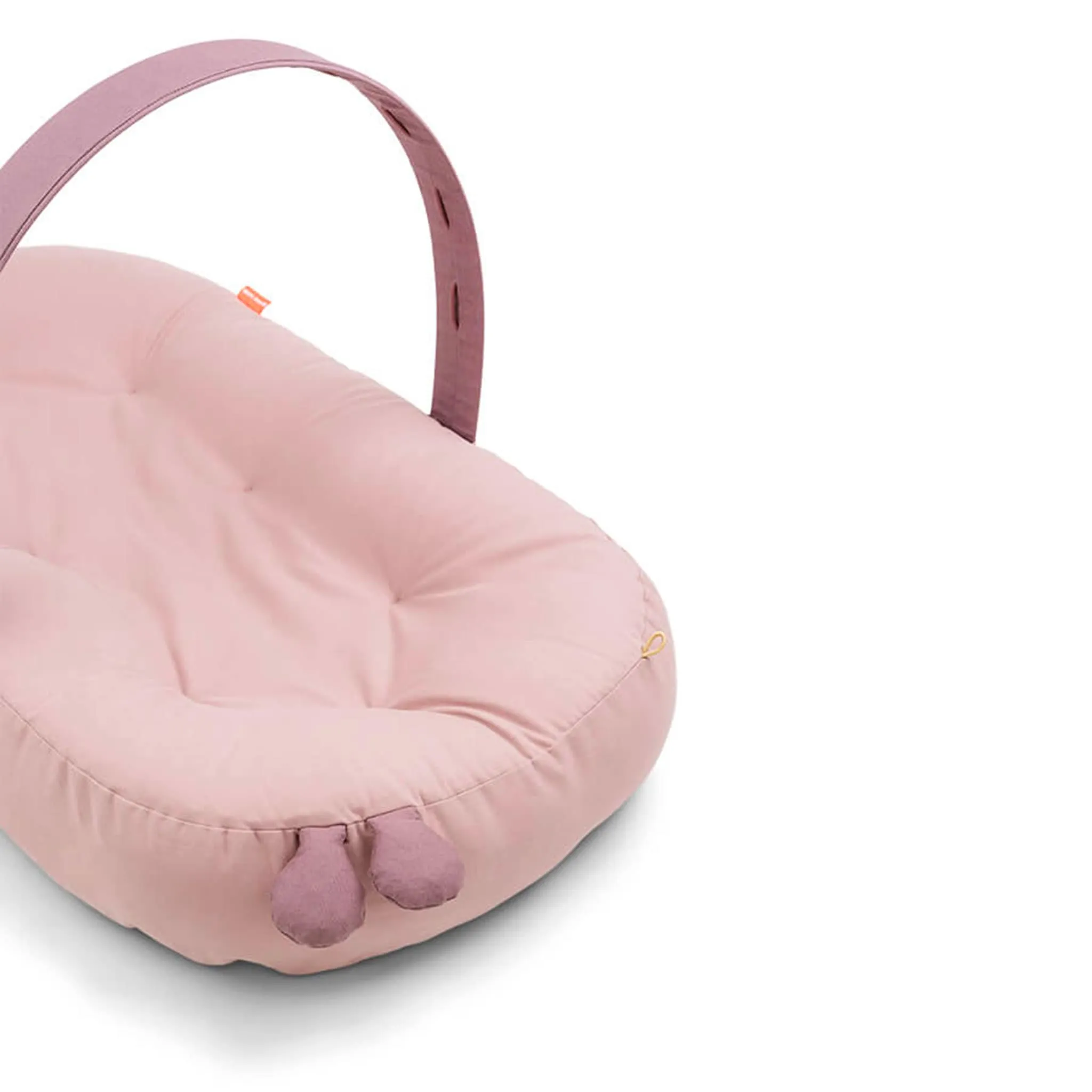 Done by Deer Coussin pour Bébé avec Arche d'Activité - Rose Powder