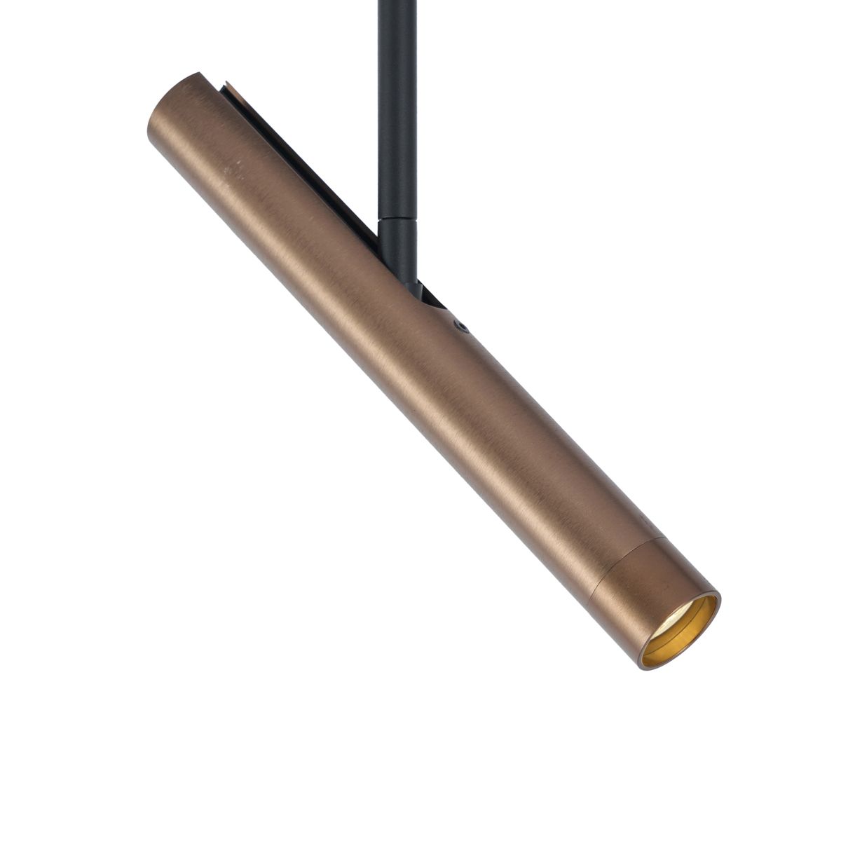 Moderne spot donker brons voor railsysteem 1-fase - Slimline Avery