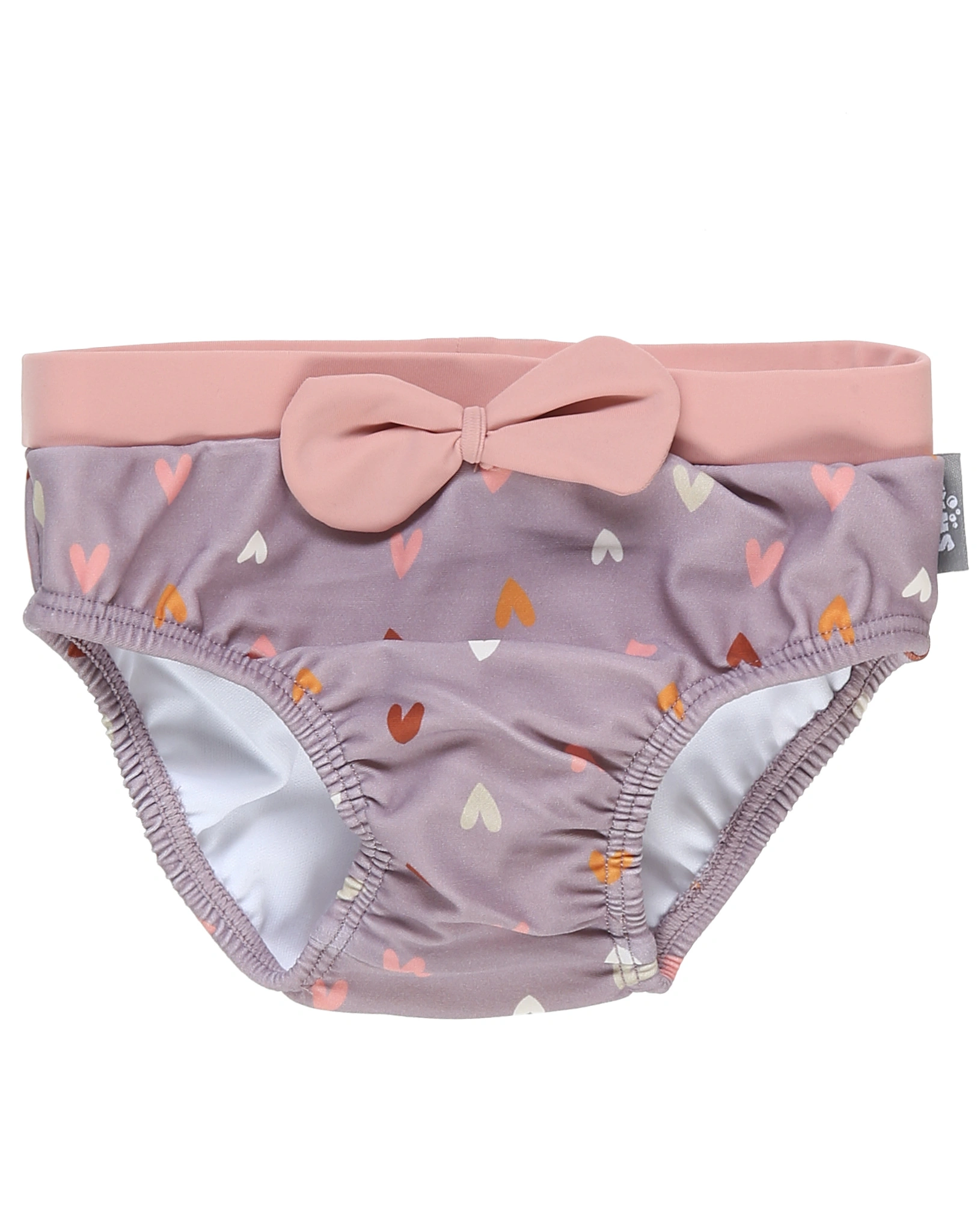 Badehose HERZ in lila
