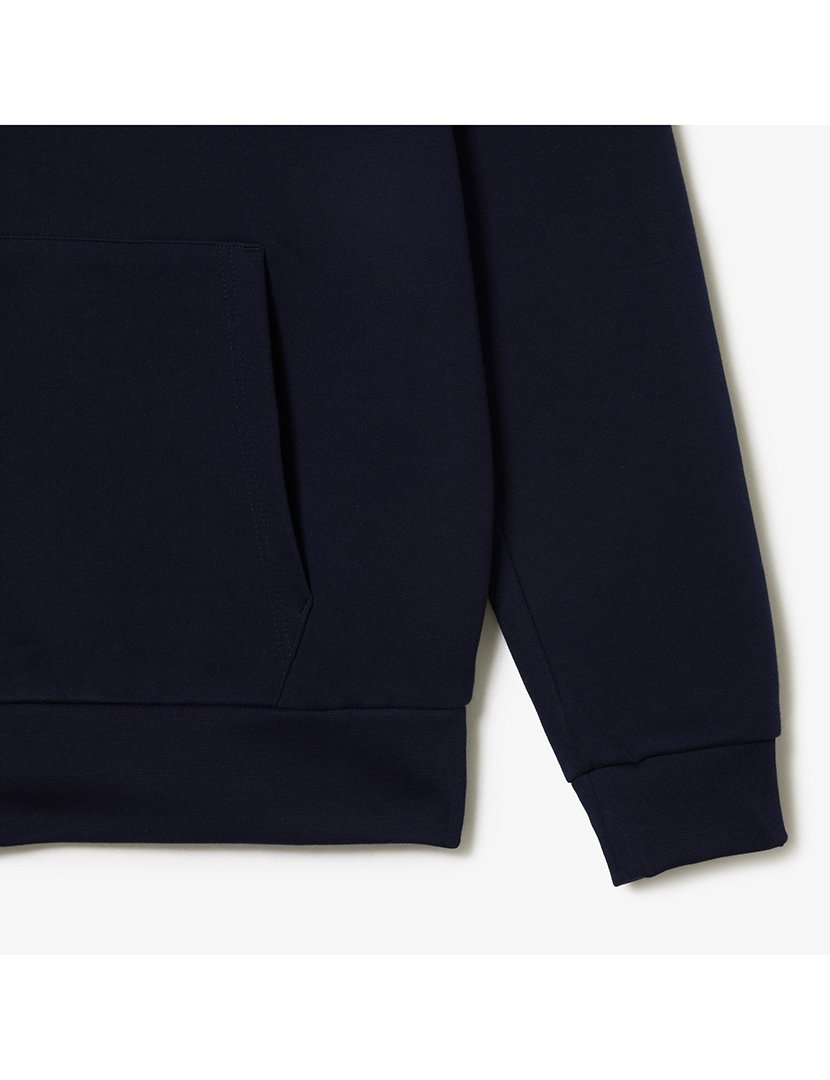 Blue Fleece Hooded Sweatshirt