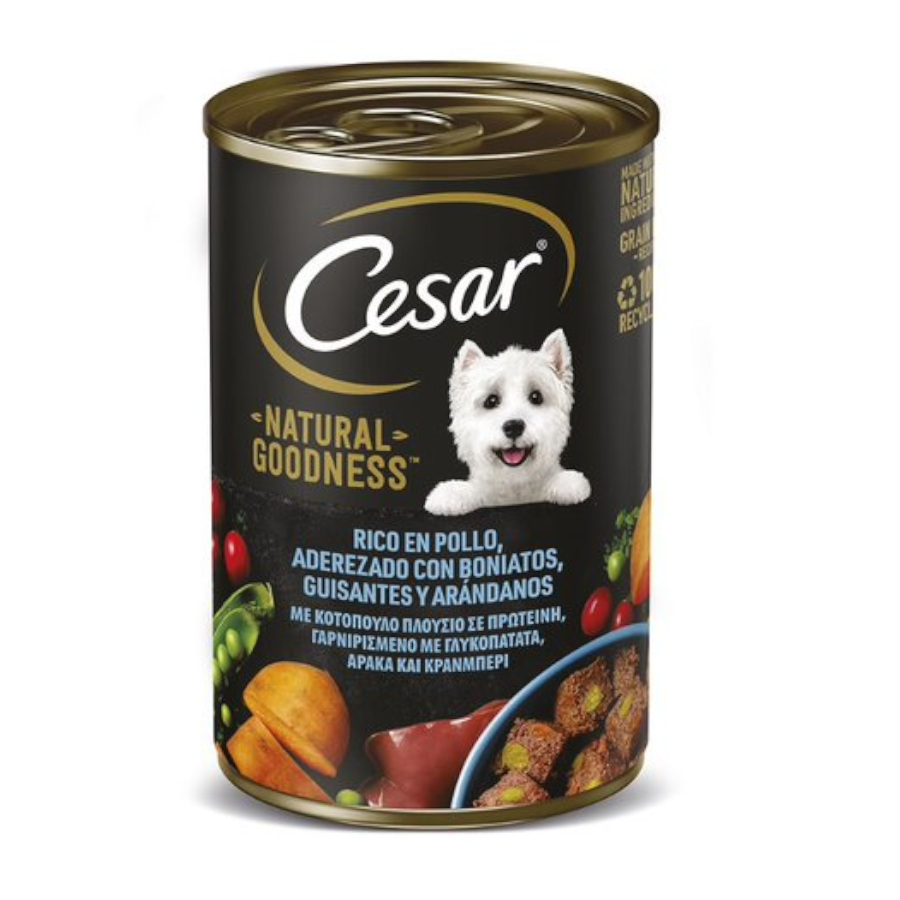 Lata de frango César para cães