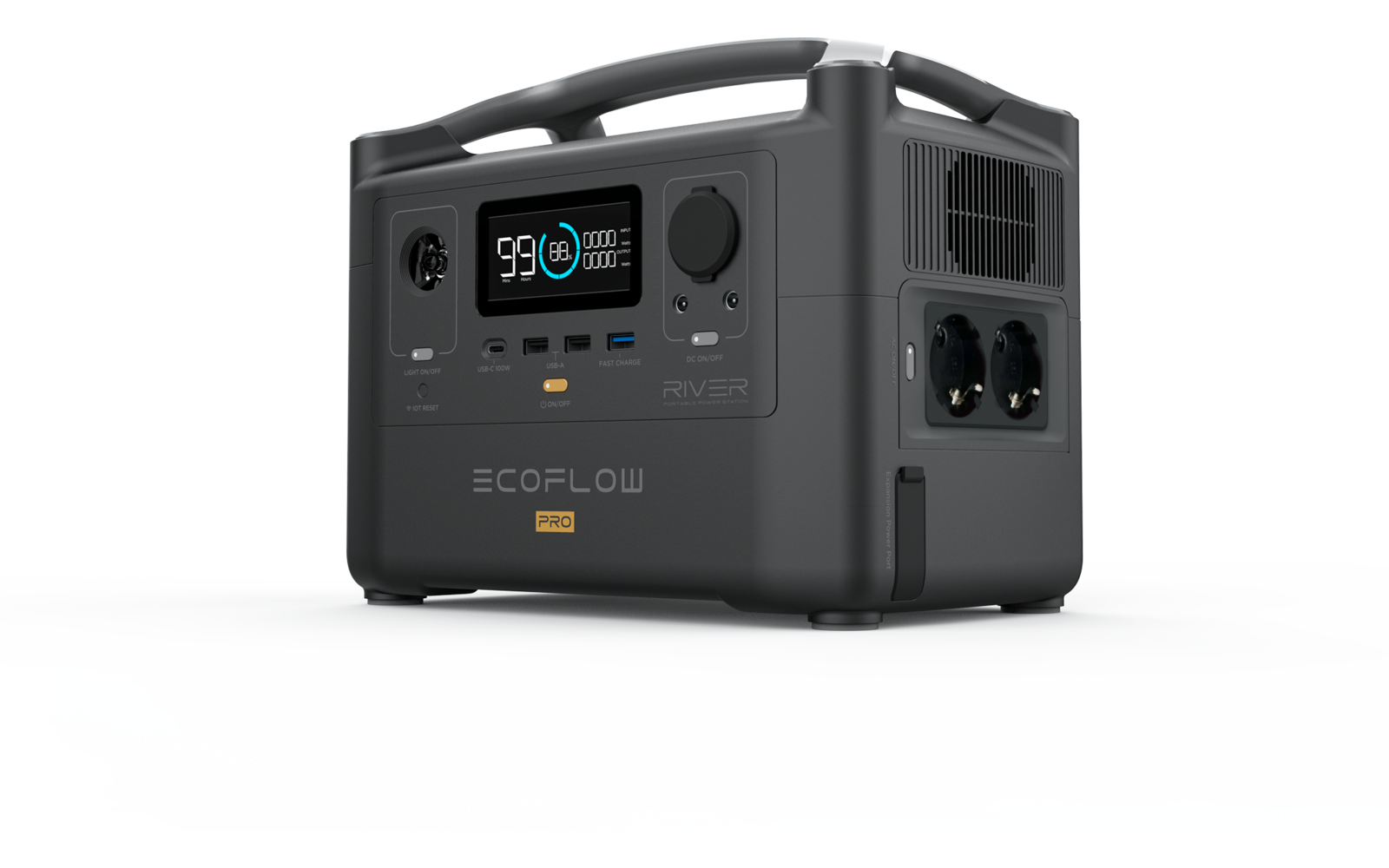 EcoFlow River Pro Tragbare Powerstation 720 Wh 600 W