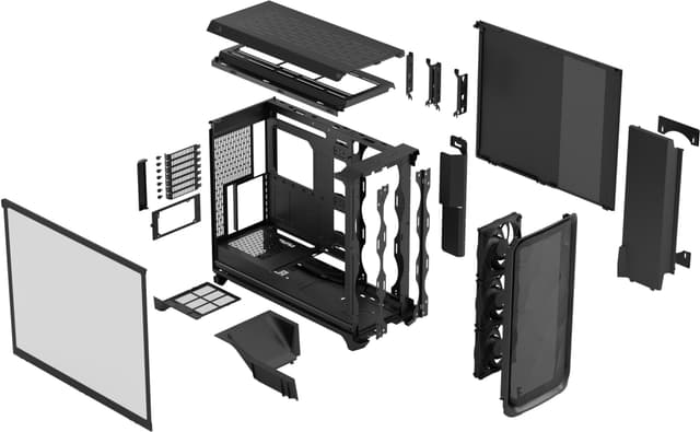 Fractal Design Meshify 3 XL PC kabinet (sort/let tonet)