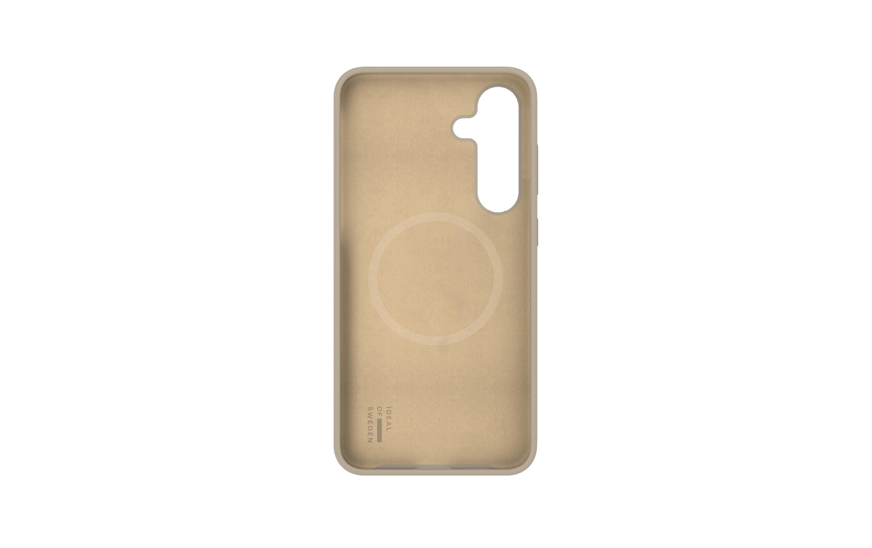 Back Cover Silicone Galaxy S25+ BeigeSilikon-Backcover für das Samsung Galaxy S25+