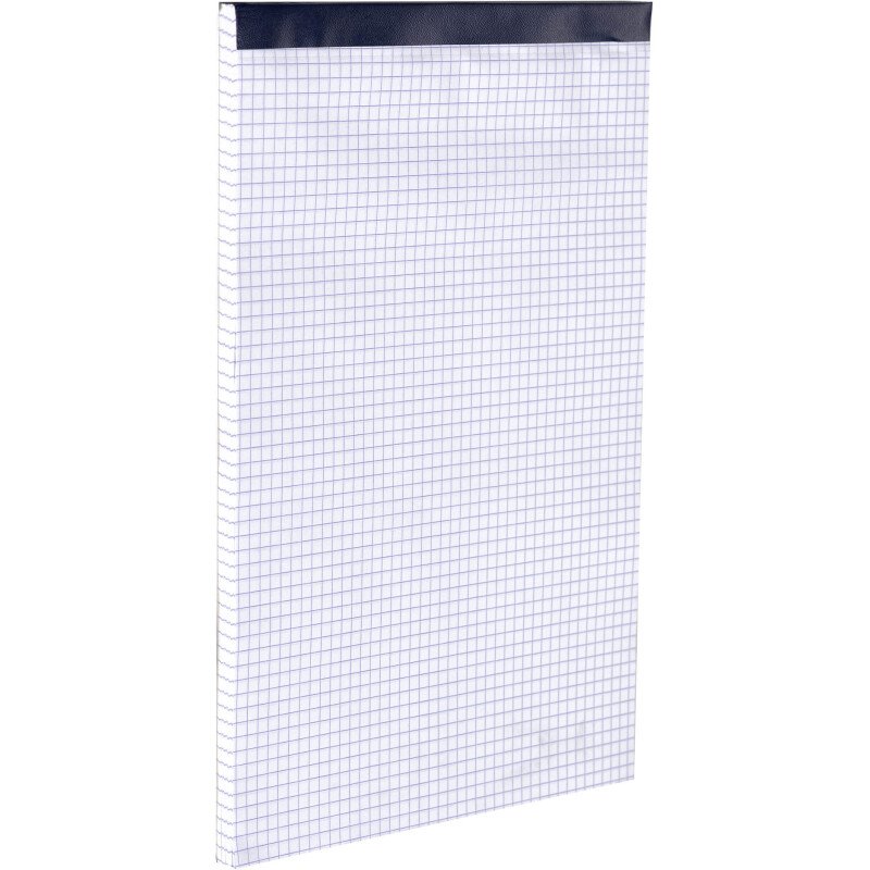 Bloc de bureau Budget 21 x 29,7 cm agrafé sans couverture - 5 x 5 - 100 feuilles