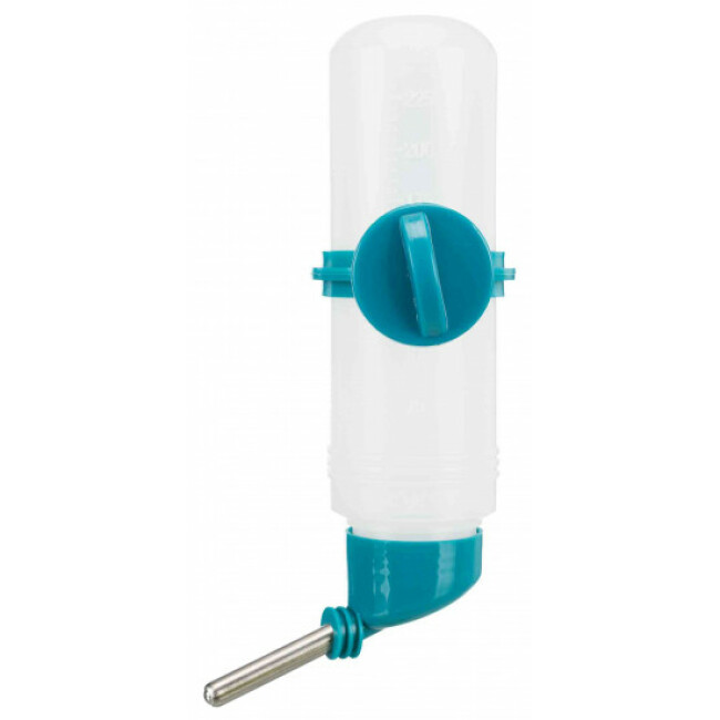 Biberon pour rongeurs avec fixation par vis en plastique