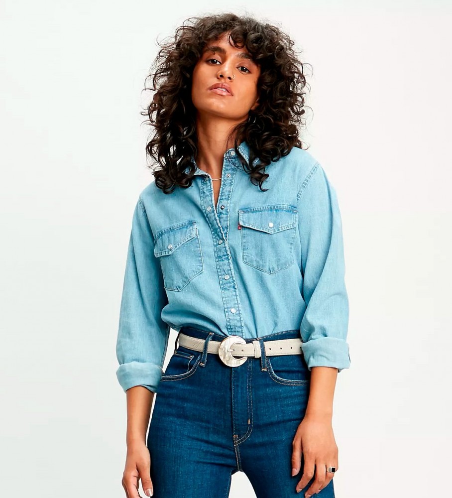 Camisa Levi's Essential Azul