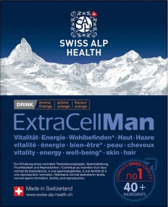Swiss Alp Health Extra Cell Man Drink, 20 x 27 g