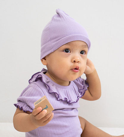 Minimalisma Mütze - Rib - Nein - Lilac