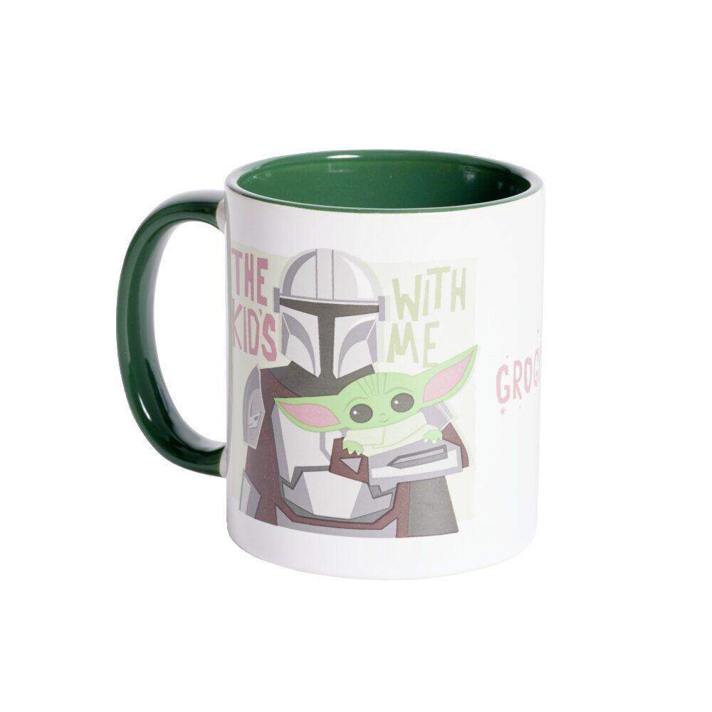 Mug Star Wars Mandalorian Storm Trooper blanc et vert 315ml