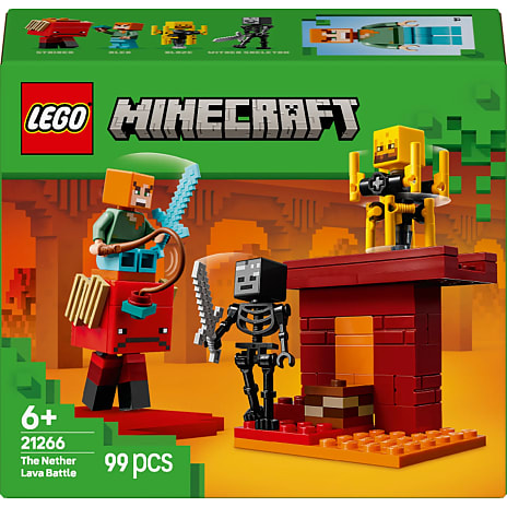 LEGO Minecraft Nether-lavakampen 21266