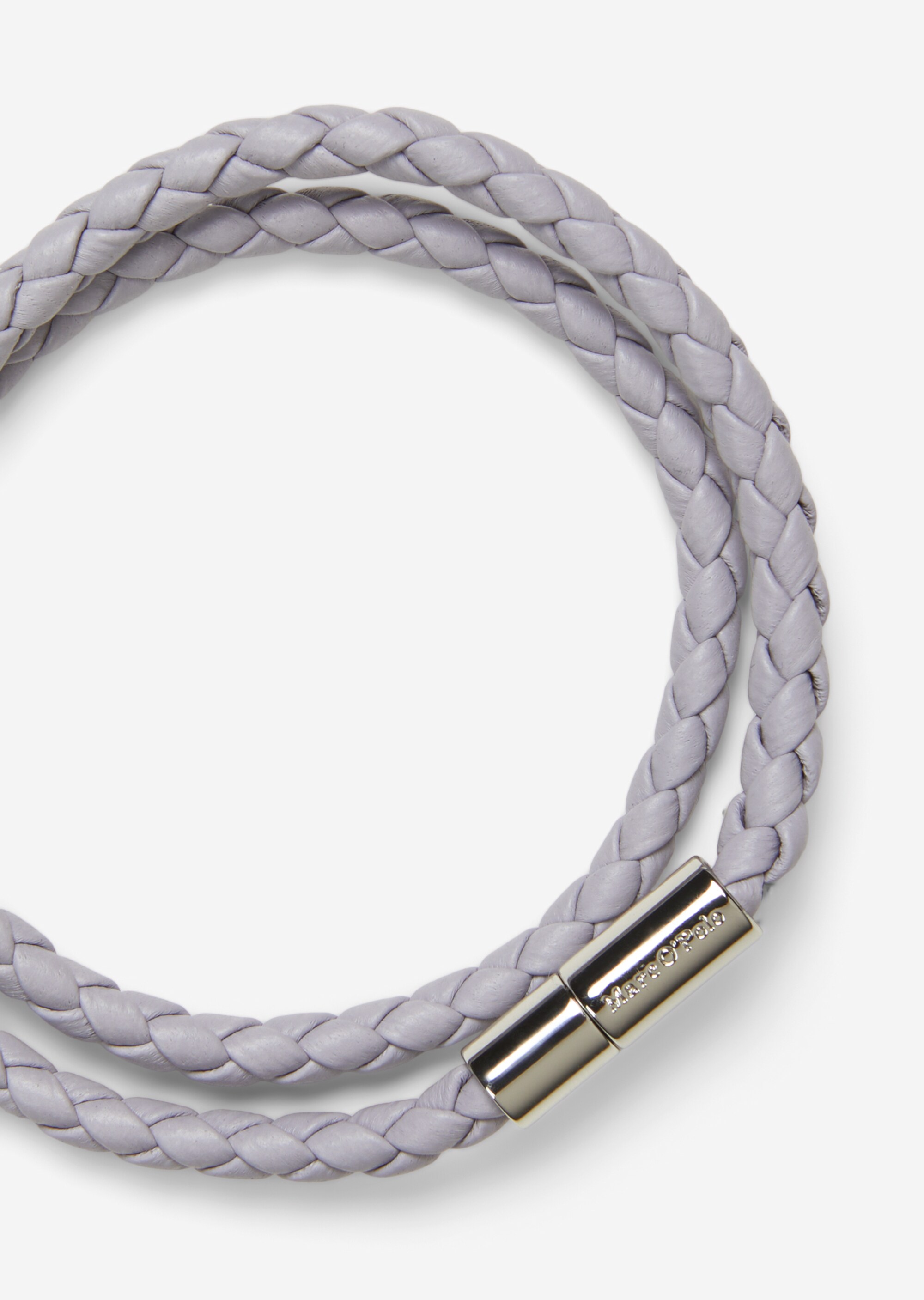 Geflochtes Leder-Armband mit Magnetverschluss
