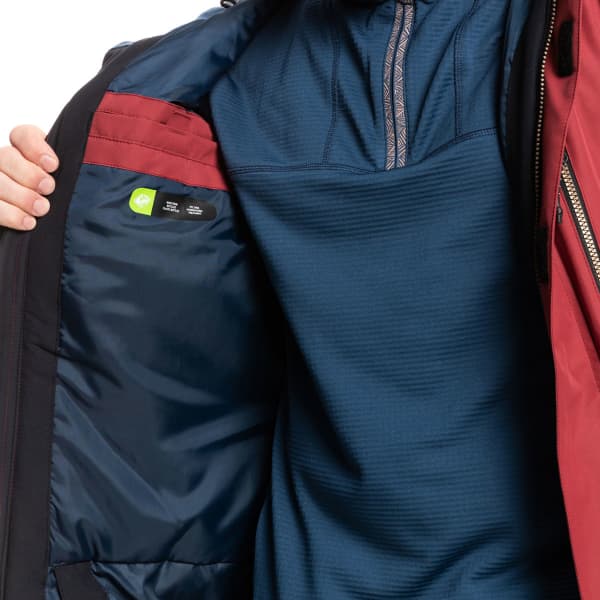 Veste de ski QUIKSILVER MISSION SOLID JK RUBY WINE