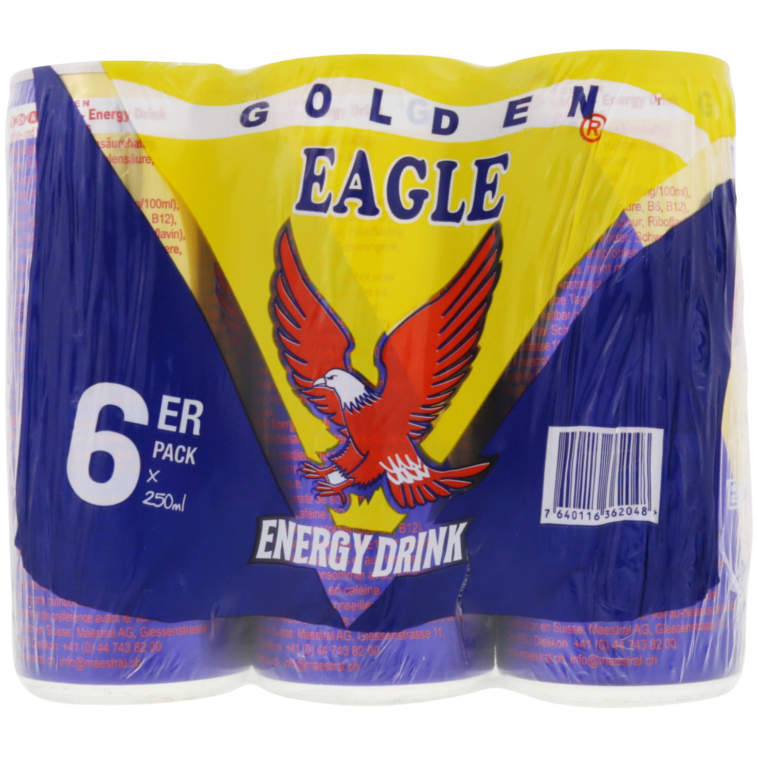 Golden Eagle Energydrink 6x25cl -150cl