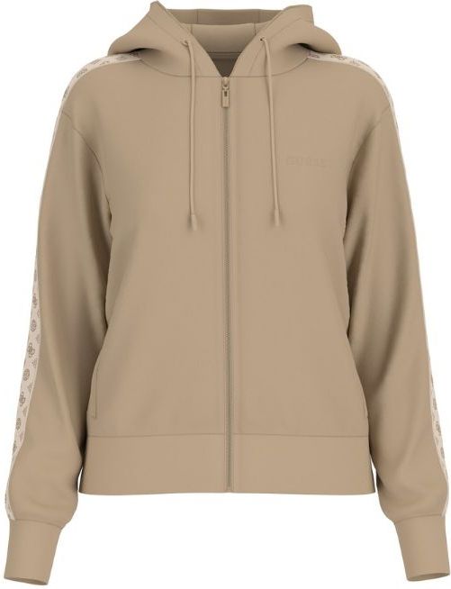 Guess Maryella Full Zip Sweatshirt - Travertine Sand XS