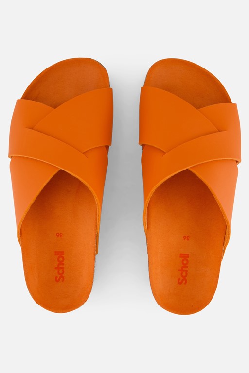 Scholl Vivian Sandalen oranje Synthetisch