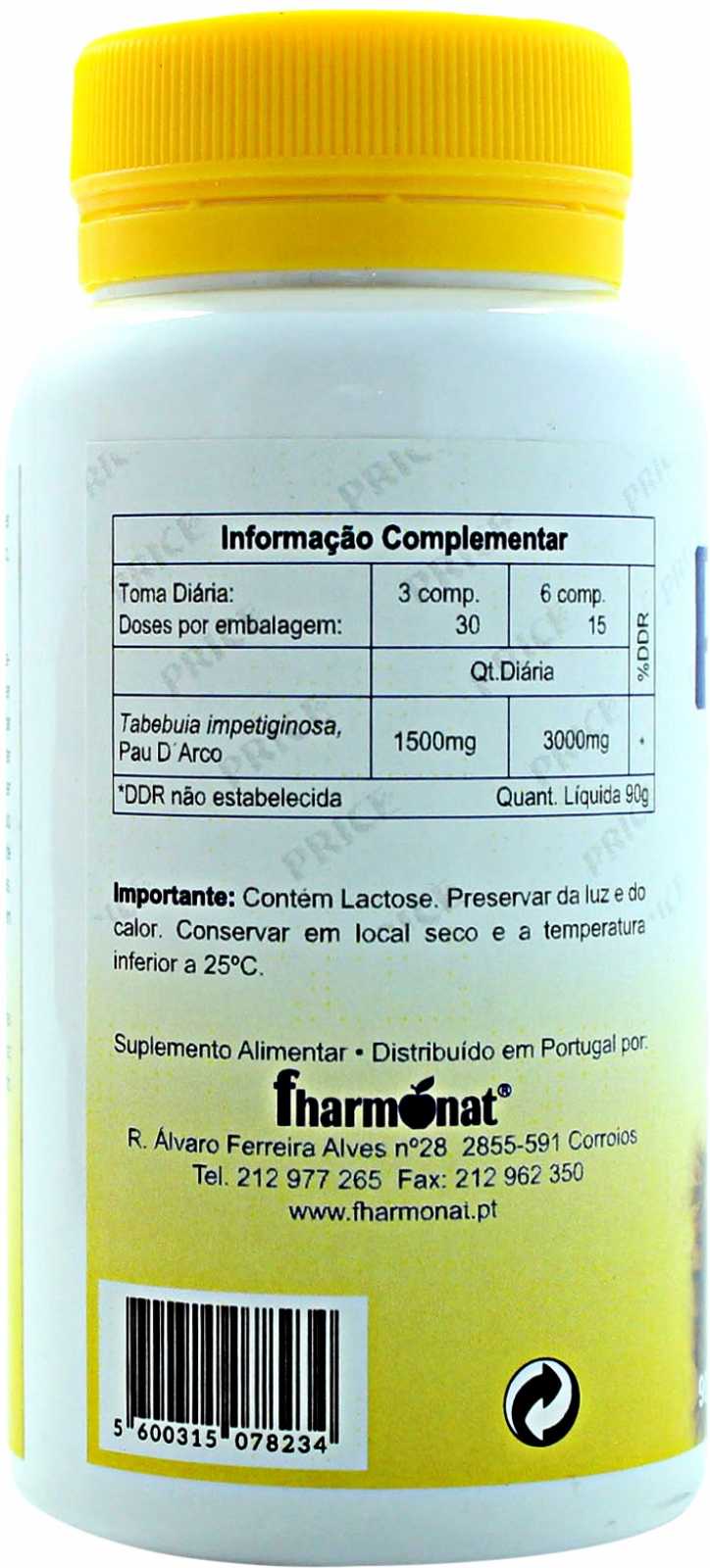 Fharmonat Fharmonat Pau D'Arco 90 Comprimidos - Oportunidade