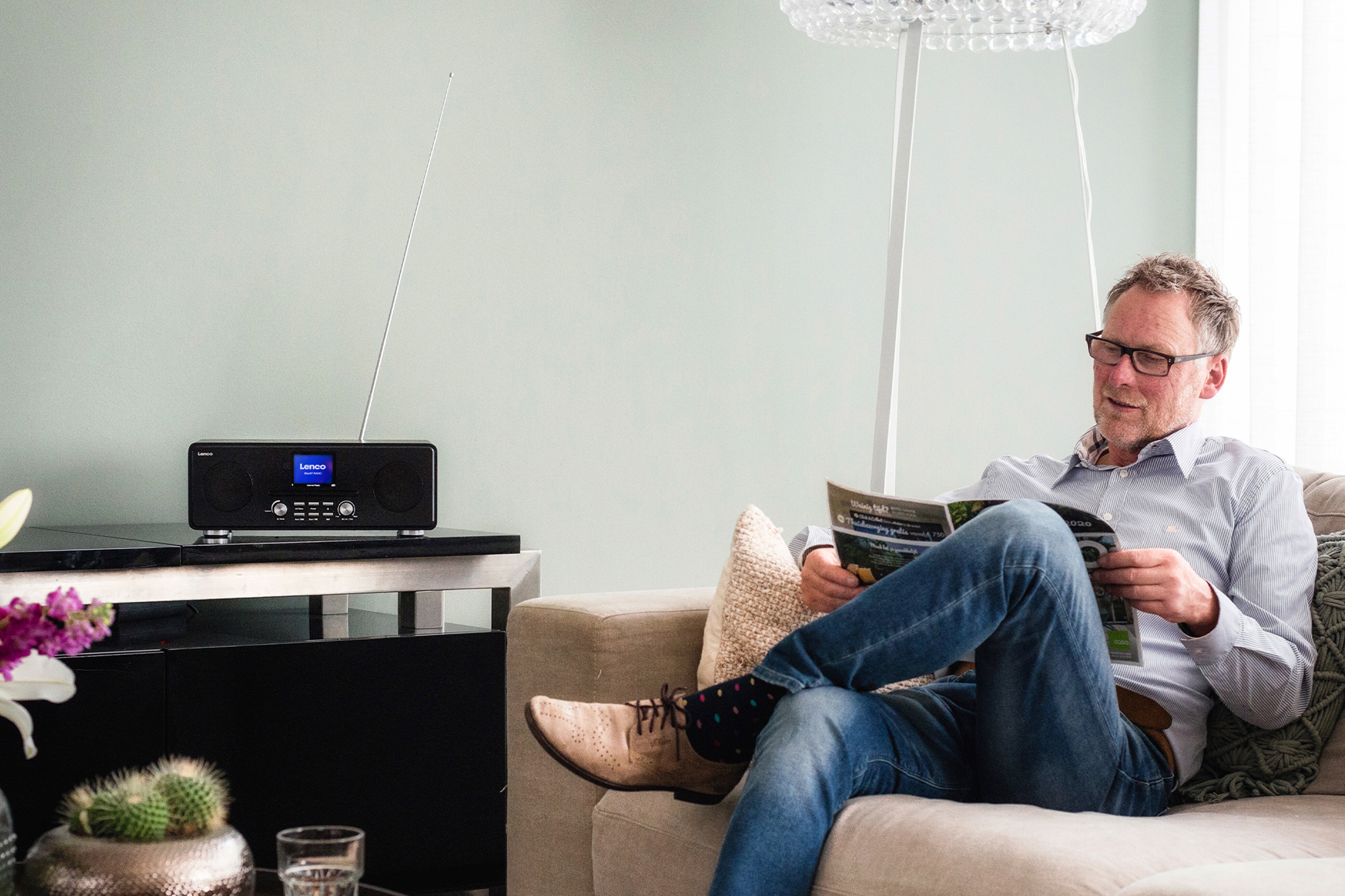 Lenco Internetradio DIR-260 mit DAB+, Bluetooth und CD-Player